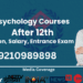 Psychology Courses After 12th